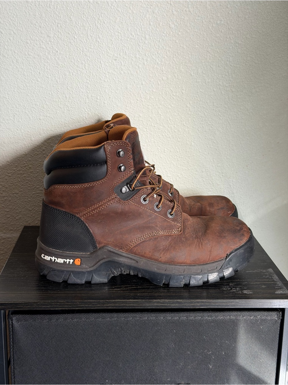 Carhartt Men's 6 Inch Rugged Flex Soft Toe Work Boot Size 11W (N2-A5)